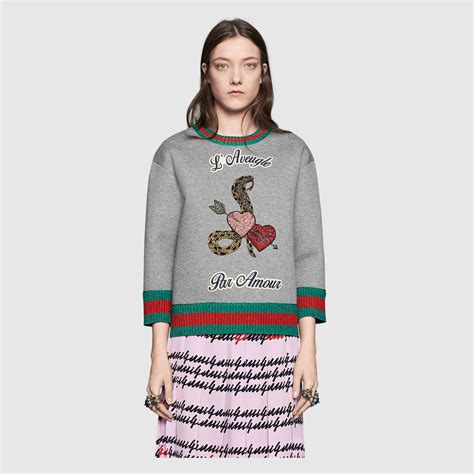 gucci l aveugle par amour sweatshirt|Sweaters .